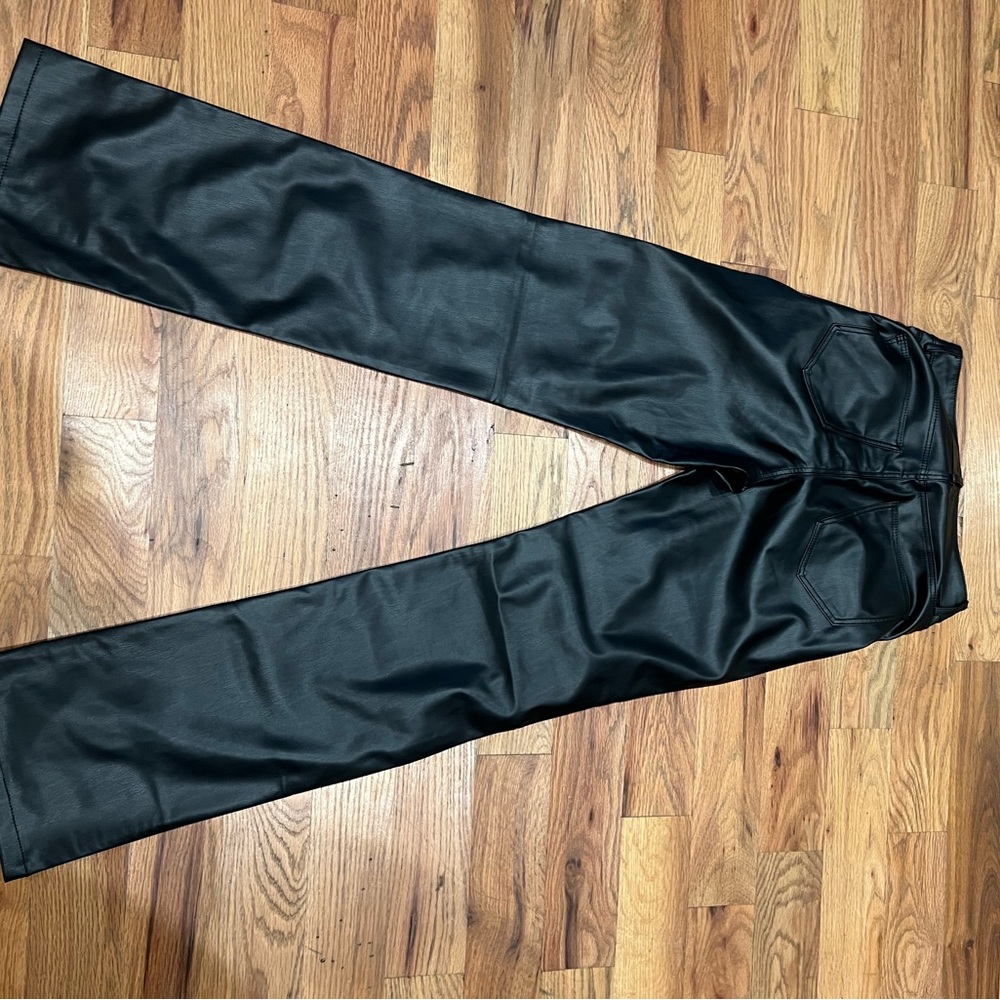 Zara PU leather pants